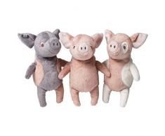 IKEA Kuscheltier Schwein KELGRIS 3 Farben (rosa-grau)