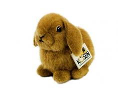 Teddys Rothenburg Kösen, Zwergwidder, 18 cm, sitzend, Hellbraun, Plüschkaninchen, Stoffhase