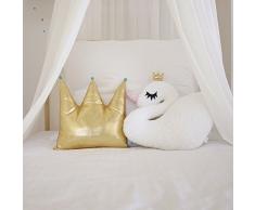 Schwan weiß, KLEIN 45x35, Prinzessin Traum, Mädchen, Geschenk, Kuscheltier Schwan, Schwan Kissen, Schwan Tier,