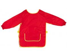 Malschürze / Kinderschürze / Bastelschürze / 7-8 Jahre / Farbe: rot