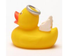 Duckshop I Badeente I Quietscheente I Magic-Duck Engel gelb 6 cm