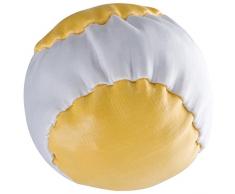 Anti-Stressball / Wutball / Farbe: gelb-weiß