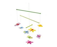 Mobile Schmetterlinge: 33 x 42 cm, Holz, 8 Teile