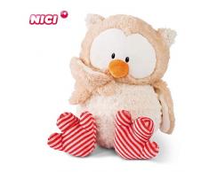 NICI Kuscheltier Eule Owluna mit drehbarem Kopf 50 cm – Eule Plüschtier für Mädchen, Jungen & Babys – Stofftier Eule zum Kuscheln, Spielen & Schlafen – Gemütliches Schmusetier ab 0 Monaten – 46097