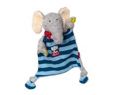sigikid, Mädchen und Jungen, Schnuffeltuch, Elefant Lolo Lombardo, Blau/Grau, 48935