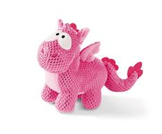 Nici 45696 Kuscheltier Einhorn-Drache Ruby de la Rosa 13cm, süßes Stofftier für Kinder und Kuscheltierliebhaber