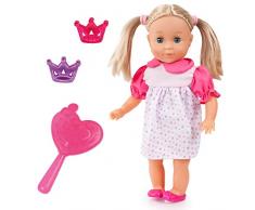 Bayer Design 93335AJ Funktionspuppe Charlene Meine sprechende Freundin 33cm, Babypuppe mit Schlafaugen, spricht 50 Sätze, Blonde Haare