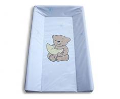 Wickeltisch Wickelbrett Wickelplatte Wickeltischauflage 80x50 cm Phthalatfrei blau