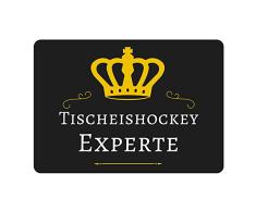 Mousepad Tischeishockey Experte schwarz