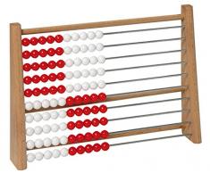 Betzold Rechenrahmen Kinder rot / blau, Abakus Rechenschieber - Mathematik Rechnen Lernen Zahlen Schule Kinder Schüler Unterricht Lehrmittel üben Übungen Rechenaufgaben Mathematikaufgaben