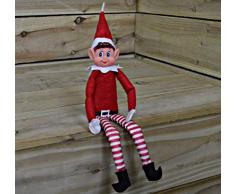 eBuyGB 2 Stück Plüsch-Elfen mit Gesichtern aus Vinyl - tolles kleines