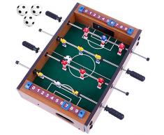 Goldge Mini Kickertisch Fußballtisch Kicker inkl. 4 Kickerbälle Maße 34.5 * 23cm Top Qualität für Kinder