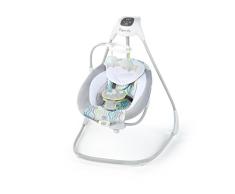 Ingenuity, Everston Babyschaukel, 180° drehbar, 3 Schaukelrichtungen und 6 -geschwindigkeiten, spielt 11 Melodien und weißes Rauschen
