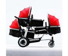 SKYyao Kinderwagen,Sportwagen,Drillinge Kinderwagen Baby Wagen High-Ansicht Kinderwagen Kinderwagen