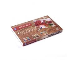 BK BILDERRAHMEN KOLMER PASTELLKREIDEN Set | Ø 1 cm, 7,4 cm, 36 Farben Set | Öl Pastellfarben