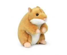 Mimex WWF14792 - Plüsch, Hamster-sitzend, 11,5 cm, braun