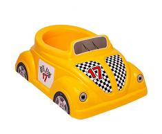 alles-meine.de GmbH Töpfchen / Nachttopf / Babytopf - Auto - gelb - Bieco - groß - mit großer Lehne + Spritzschutz - Babytöpfchen / Kindertopf / Lerntöpfchen - Toilettentrainer -..