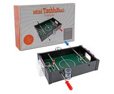 PARTS4LIVING Parts4Care Tischkicker Trinkspiel Partyspiel Tischkicker Miniformat 10x35x24 cm