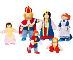 goki Biegepuppen Königsfamilie 6 Puppen