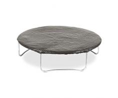 Relaxdays Unisex Jugend, schwarz Abdeckplane Trampolin, Wetterschutzplane für Gartentrampolin, Ø 427 cm, Schutz vor Regen & Schmutz