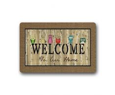 Eureya die Eule Fußmatten Fußmatte Innen/Außen Badezimmer Wohnzimmer Küche Teppiche Home Decor 40 X 60 cm