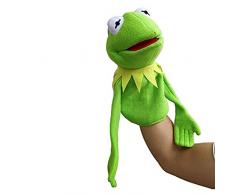 N/D Stofftier 40cm Süßes Stofftier Frosch Handpuppe Kinder Der Frosch Tier Plüsch Plüschtiere Puppe Eltern-Kind-Spiel Kindergarten Finger Prop