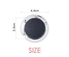 DIYthinker Milano Italien Zeichen Ink Stadt Maltisch Haken Falttasche Schreibtisch Aufhänger Faltbare Halter 4,4 x 4,4 cm (Breite x Höhe) gefaltet Mehrfarbig