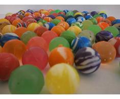 Schnooridoo 100 x bunt gemischte Flummis 20 mm Springball Hüpfball Gummiball Give Away