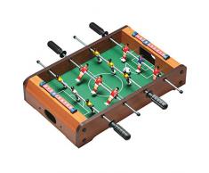 elasto Tischkicker Mini Soccer Mini Kicker Tischfußball mit 12 Spieler inkl. 2 Bällen 50 x 31 x 10cm