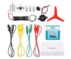 Sntieecr Elektronik Schaltungen Set Pädagogische Elektronische Motor Kit Experimentierkasten für Kinder Wissenschaft Experimente