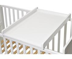 KOKO- Wickelbrett | Wickeltisch | Wickelaufsatz für Betten 140x70 und 120x60 cm, weiss