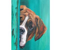 5D Diamond Painting Diamant Malerei Painting Bilder, Wowdecor Schön Boxer Hund Tiere Full Set Groß DIY Diamant Gemälde Malen Nach Zahlen