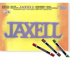 CSB-Center & Vang Jaxell - Block für Pastellkreide in Künstlerqualität inkl. 3 Softpastellkreiden - DIN A4 (21 x 29,7 cm) 150g/m² - 50 Blatt
