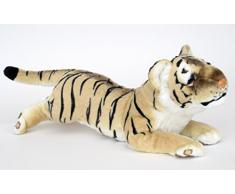 Wagner Plüschtier Tiger Baby - liegend - braun - 62 cm