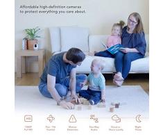 Babyphone mit Kamera Nooie WLAN IP Überwachungskamera innen 1080P Pan-Tilt-Zoom Haustier Kamera Bewegungserkennung Nachtsicht Zwei Wege Audio kompatibel mit Alexa, IOS/Android und Cloud Service
