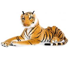 Wagner Plüschtier Tiger - liegend - braun - 90 cm