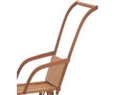 Schiebelehne aus Holz für Hörnerrodel, Davos Holzschlitten