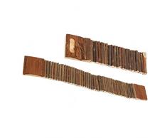UEETEK Leiter Brücke für Hamster Papagei Vogel Holz Spielzeug 7cm x 55cm