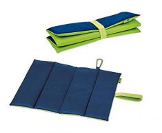 moses. Sitzmatte Expedition Natur - Blau Grün | Faltbares Sitzkissen für Kinder | Geeignet für Outdoor, Camping, Wandern oder Spielplatz-Besuche