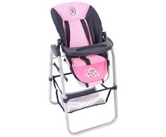 Bayer Chic 2000 655 46 - Puppen-Hochstuhl, pink checker