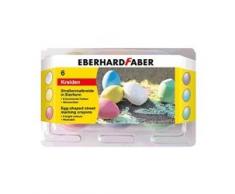 Eberhard Faber 526510 - Straßenmalkreide, in Eierform, 6er Etui