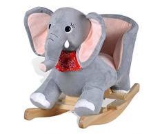 vidaXL Schaukeltier Elefant Schaukelpferd Schaukeltier Schaukelspielzeug