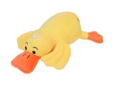 Zerodis Große gelbe Ente Spielzeug Plüschtier schöne Ente Form Kurze Plüsch Stofftier Hause Auto Dekoration Ornament Kinder