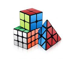 Vdealen Zauberwürfel, Roxenda Unregelmäßige Cube Set 2x2 3x3 Pyramid Cube (2x2x 3x3 Pyramid)