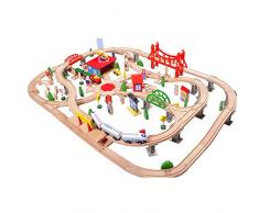 Bandits and Angels Holzeisenbahn 130 teilig