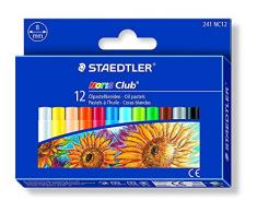 Staedtler 241 NC12 Ölpastellkreide Noris Club, 12 Stück im Etui