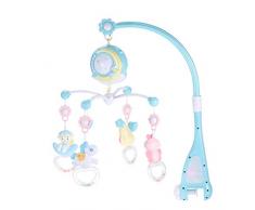STOBOK Baby Mobil Spielzeug Hängen Kinderwagen Glocke Rassel Nacht Musik Rassel Wagen Sound Spielzeug Multifunktionale Musik Instrument Krippe Glocke für Kind Baby Kleinkind ohne Batterie