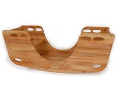 Schiff-Schaukel 8075 - Kinder-Wippe - Kletter-Brücke - Spielmöbel - Massivholz