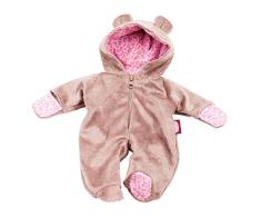 Götz 3402670 Onesie Teddy Puppenoverall - Puppenbekleidung Gr. XL - Bekleidungs- und Zubehörset für Stehpuppen 45 - 50 cm