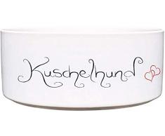Cadouri Keramik Hundenapf Futternapf Wassernapf KUSCHELHUND - 1.300 ml